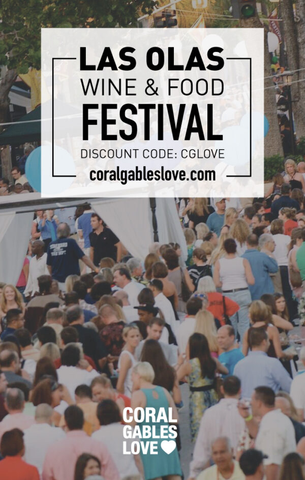 20 OFF Las Olas Wine and Food Festival Promo Code CGLOVE Coral