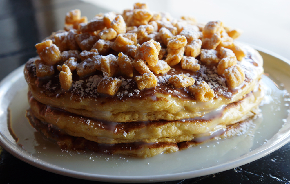 Cap'N Crunch Pancakes from the Eating House in Coral Gables, Florida
