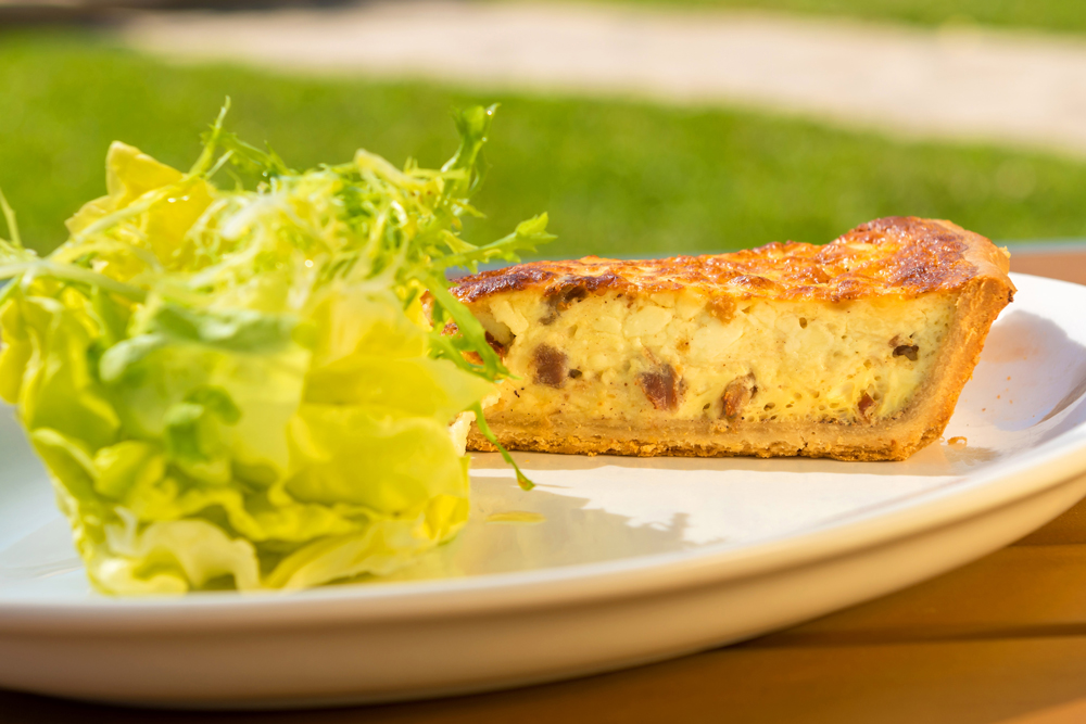 Quiche Maison from Brasserie Central in Coral Gables, Florida