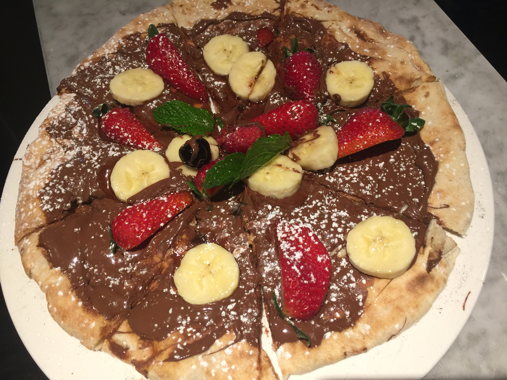 Cibo Wine Nutella Pizza