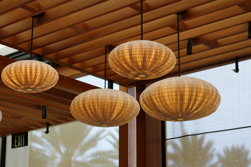 Nobu Miami at Eden Roc Hotel decorative paper lanterns