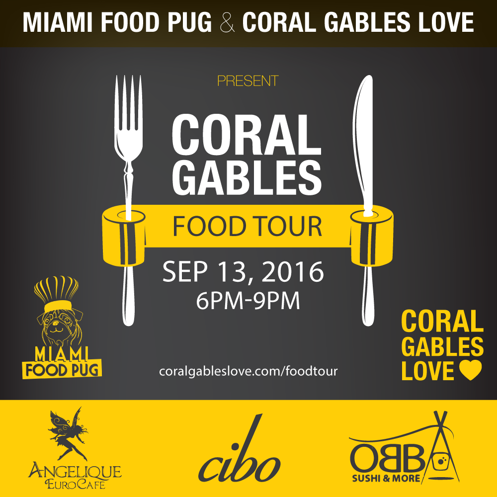 Coral Gables Love Food Tour September 2016