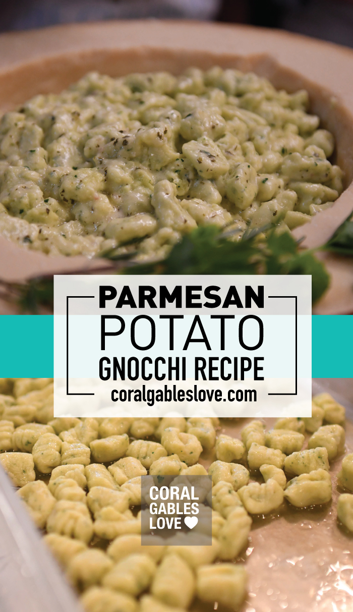 Parmesan Potato Gnocchi Recipe from The Biltmore's executive chef Dave Hackett in Coral Gables, Florida. Click to read more or pin and save for later! Miami