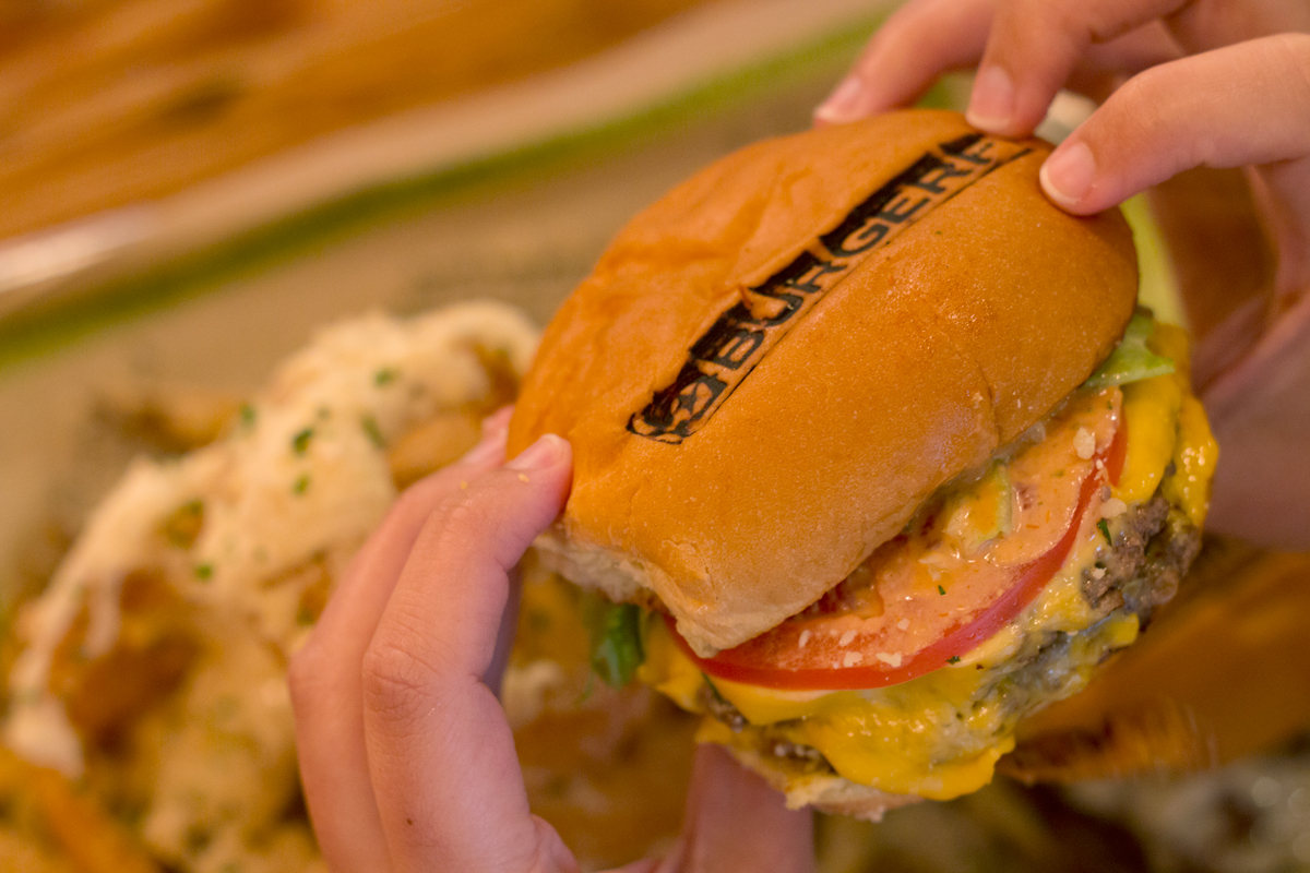 Burger Fi Coral Gables Double Cheeseburger