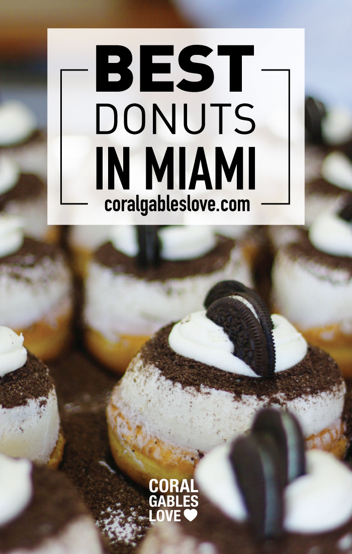 The Best donuts in Miami are Honeybee Doughnuts in South Miami.