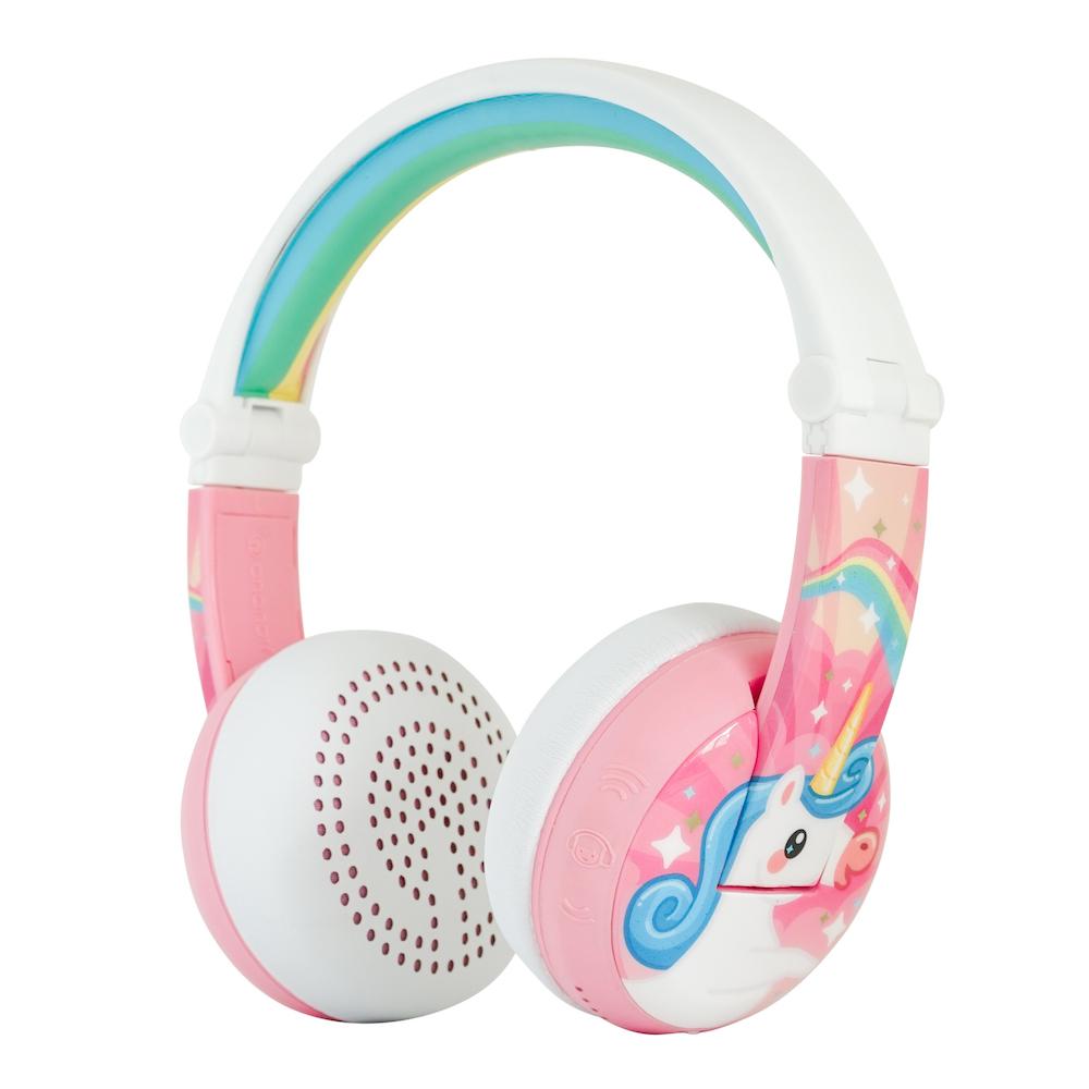Unicorn Headphones with Volume Limiting Feature for Kids