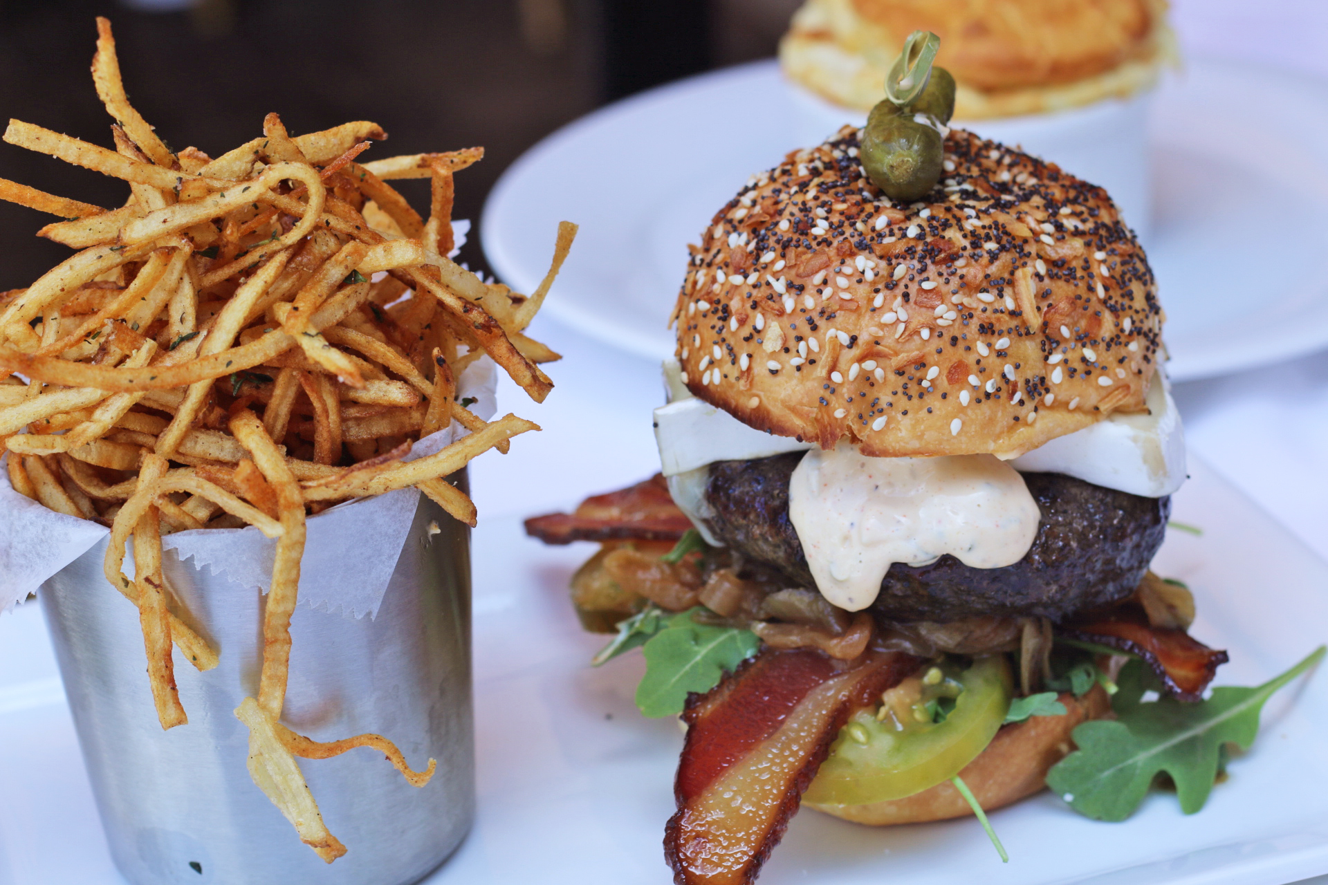 Best Burgers in Coral Gables: Le Burger from Le Provençal restaurant on Miracle Mile - Miami, Florida