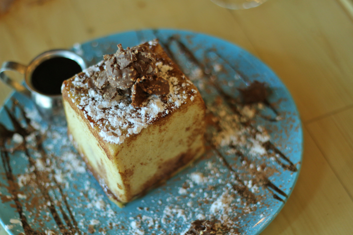 If you love French Toast and Nutella. Check out the Nutella Block at Sushi KONG in Miami. They build a box with french toast slices and fill it with Nutella.