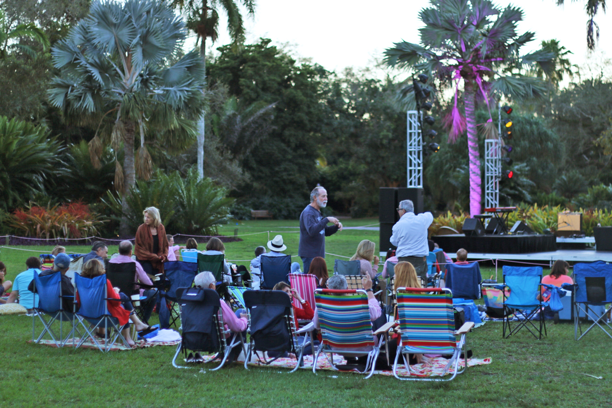 Fairchild Tropical Botanic Garden Valentine's Day Jazz Concert Picnic - Coral Gables Love