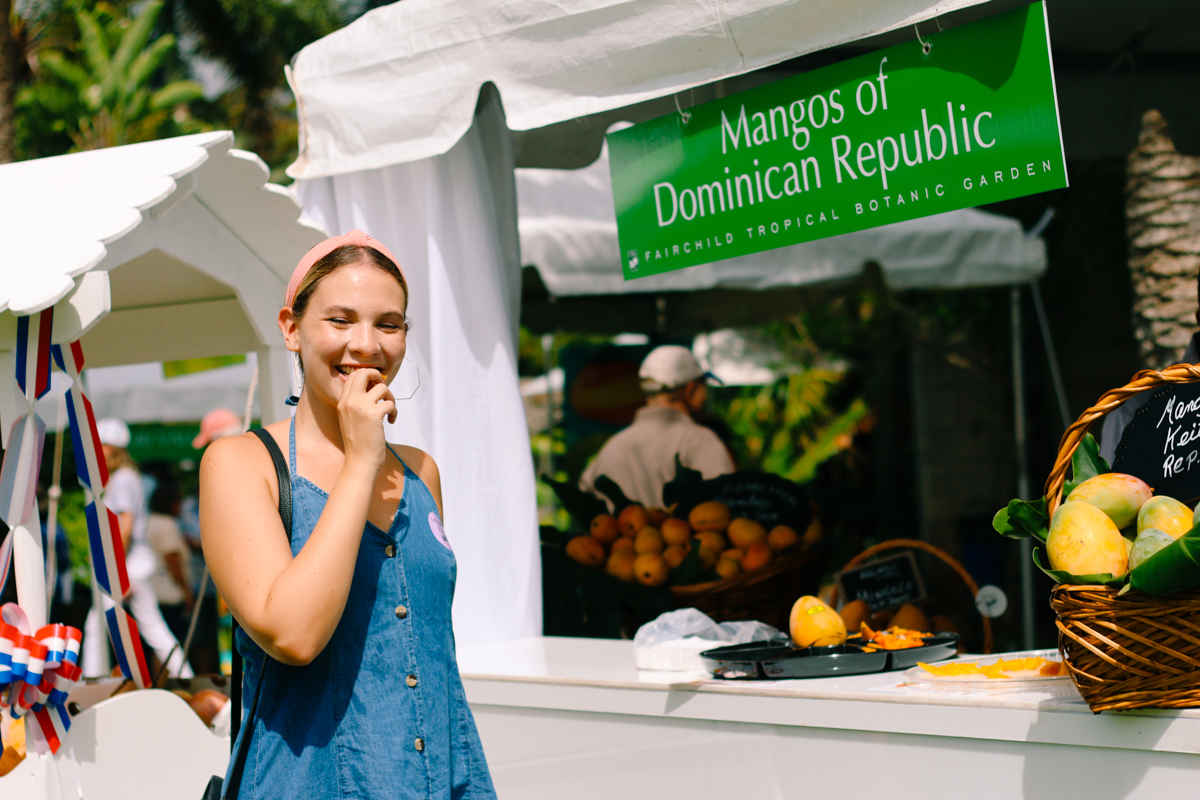 Fairchild Botanic Garden Mango Festival in Coral Gables, Florida