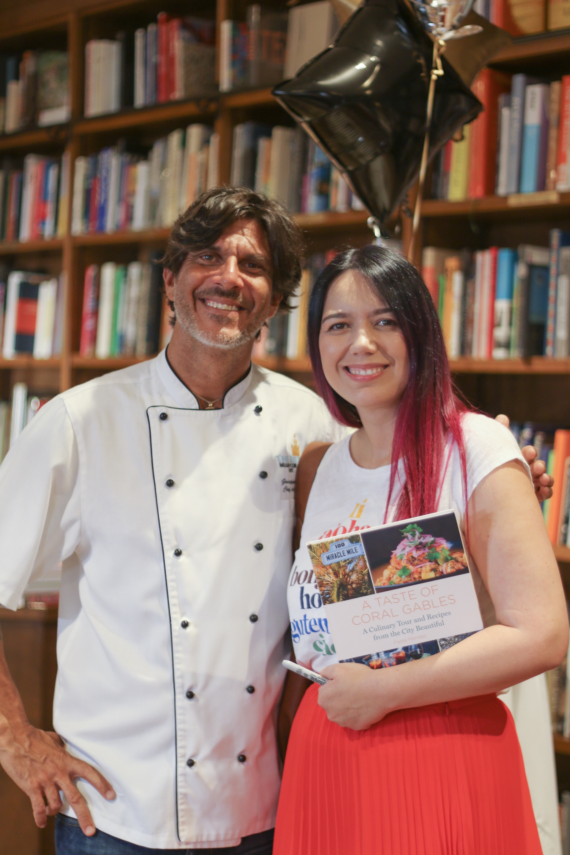Chef Beppe from La Fontana - A Taste of Coral Gables Book Signing with Author Paola Mendez founder of the blog Coral Gables Love