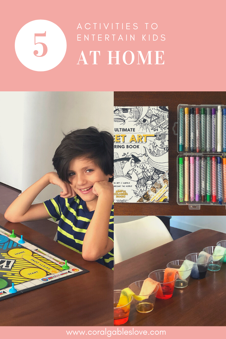 5 Activities to Entertain Kids At Home