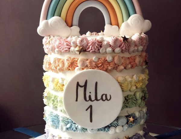 DBakers Miami, Florida amazing special occasion birthday cake rainbow cake