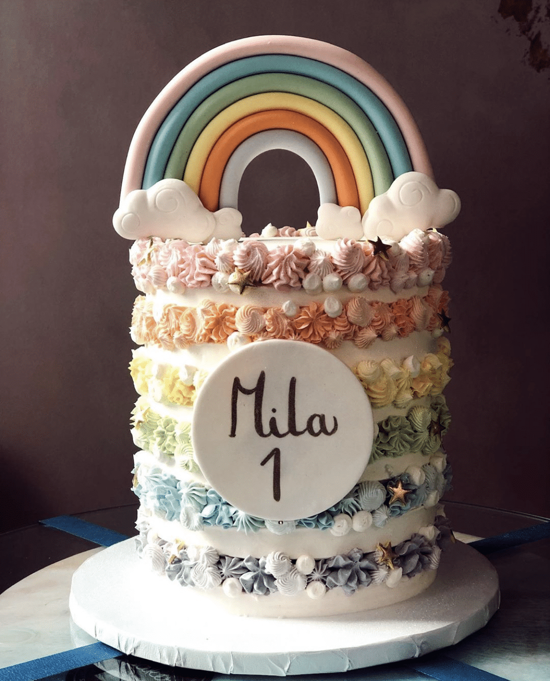 DBakers Miami, Florida amazing special occasion birthday cake rainbow cake