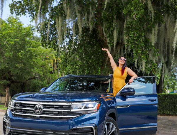 Fun Things To Do in Miami - Drive Around Coral Gables Douglas Entrance in VW Atlas SUV