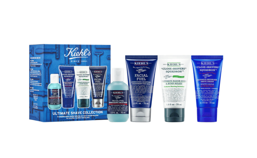 best gifts for him kiehls shaving set