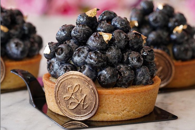 Lartisane Vegan Bakery Coral Gables blueberry tart