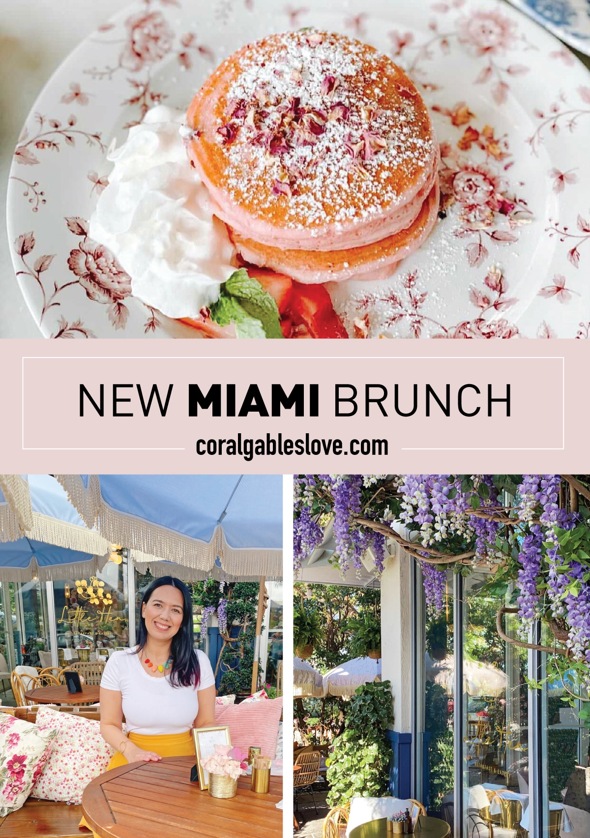 Miami Brunch Hostspot Little Hen in Midtown Miami with Instagrammable location and food outdoor seating