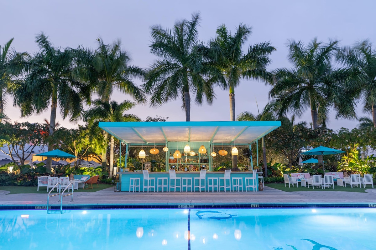 Vagabond Mr Mandolin MiMo Miami Historic District Hidden Gem REstaurant for Brunch pool bar