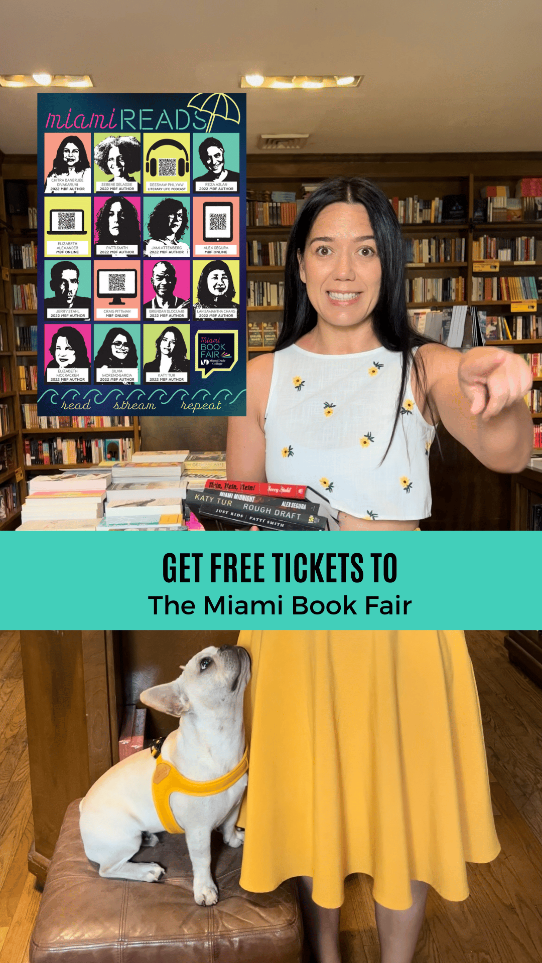 Miami Reads Challenge - get free tickets to the Miami Book Fair