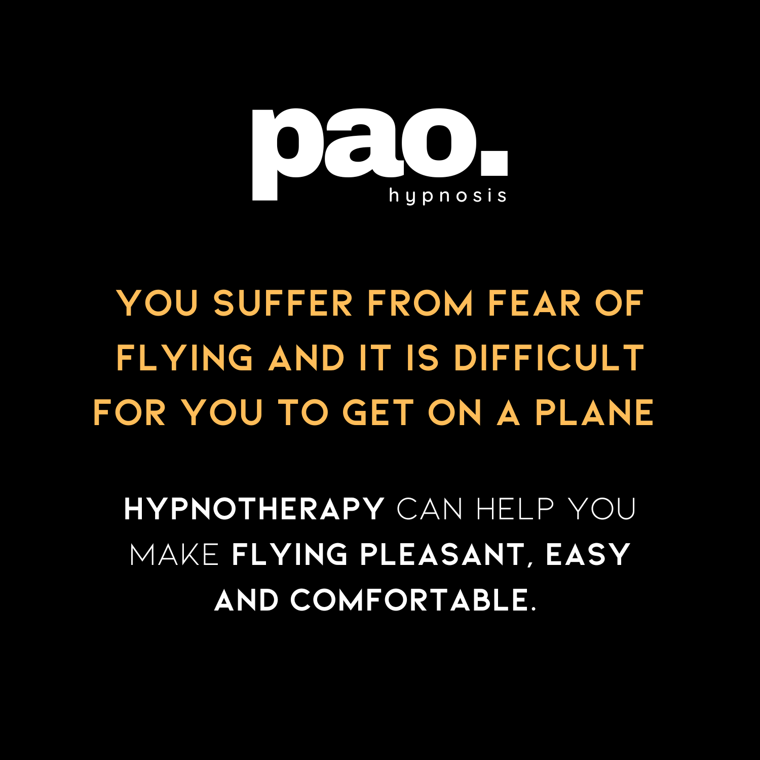 Hypnotherapy Coconut Grove: Pao Hypnosis - Fear of flying or other phobias