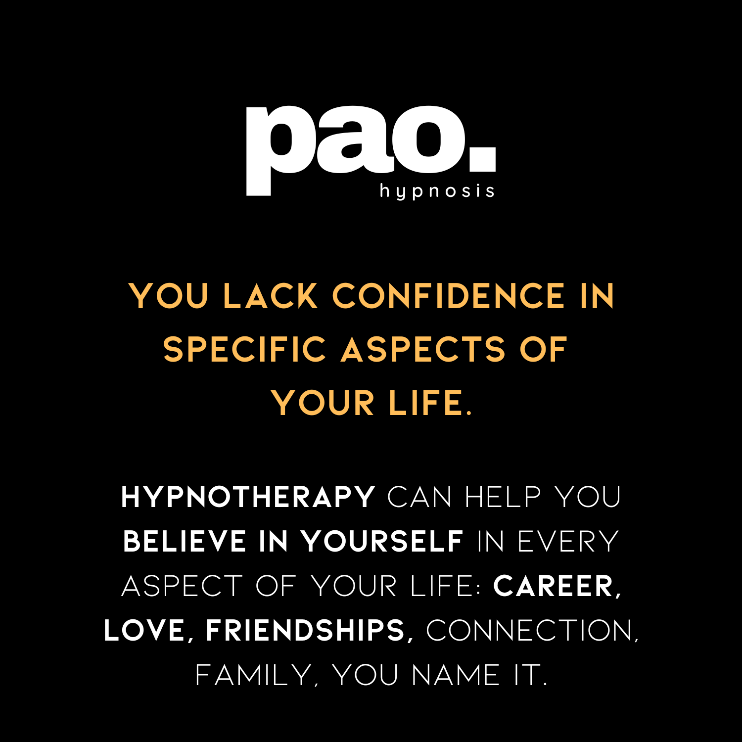 Hypnotherapy Miami: Pao Hypnosis - Lack of Confidence