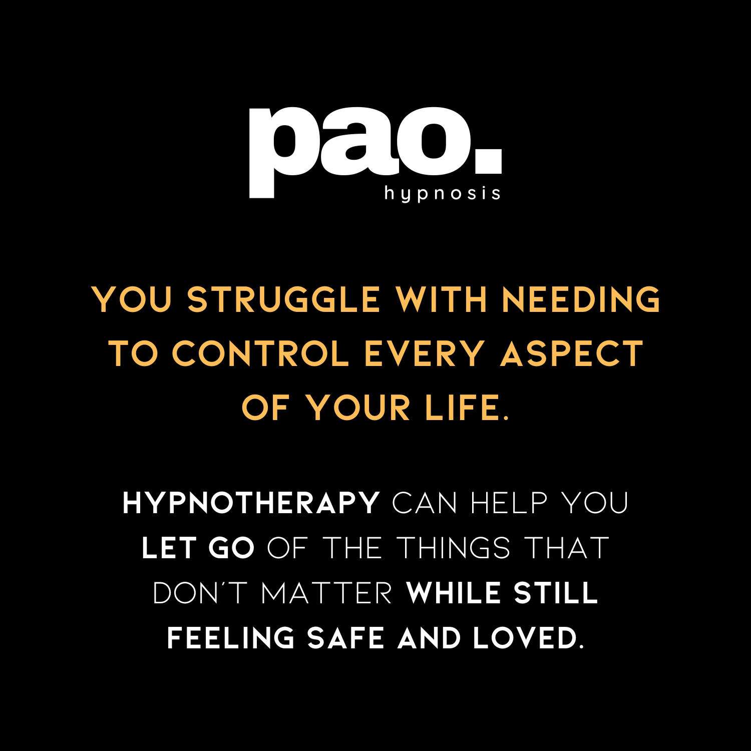 Hypnotherapy Miami: Pao Hypnosis - control